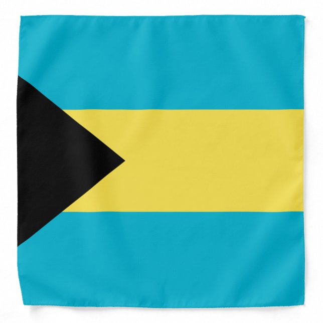 Bahamas Flag Bandana (Front)