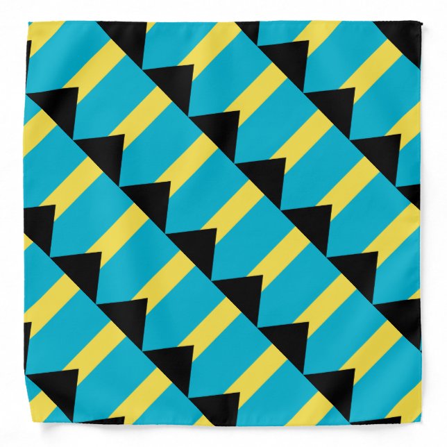 Bahamas Flag Bandana (Front)