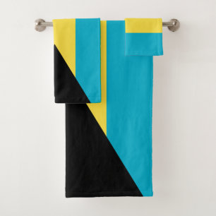 Bahamas Flag Bath Towel Set