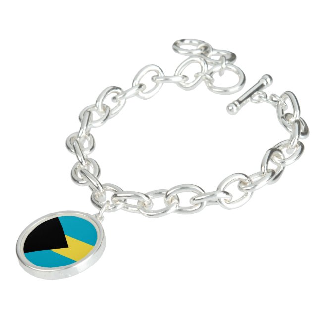 Bahamas flag bracelet (Side)
