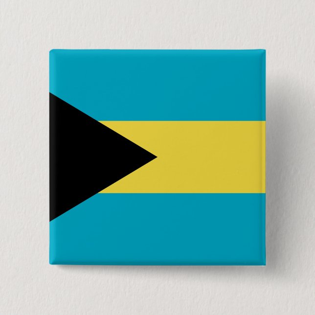 Bahamas Flag Button (Front)
