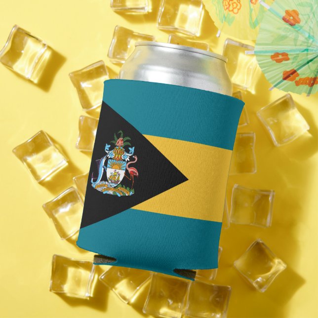 Bahamas Flag Can Cooler (In Situ Summer)
