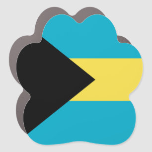 Bahamas flag car magnet