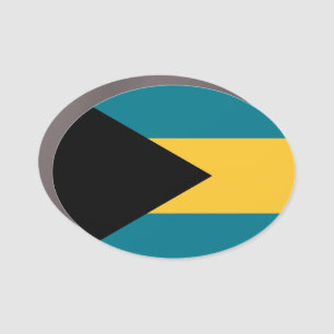 Bahamas Flag Car Magnet