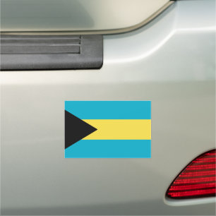 Bahamas Flag Car Magnet