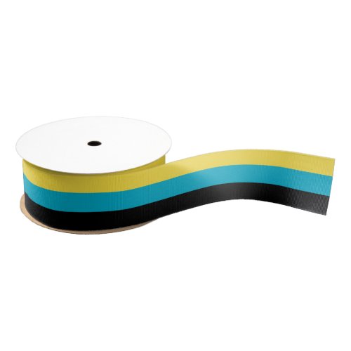 Bahamas flag colours ribbon Bahamas sports Grosgrain Ribbon