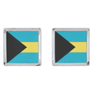 Bahamas flag cufflinks