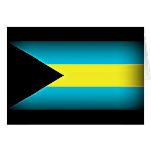 Bahamas Flag Dark Edge