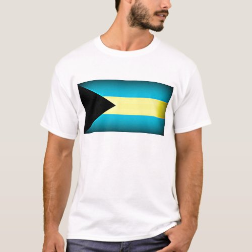 Bahamas Flag Dark Edge T_Shirt
