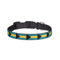 Bahamas flag Dog Collar