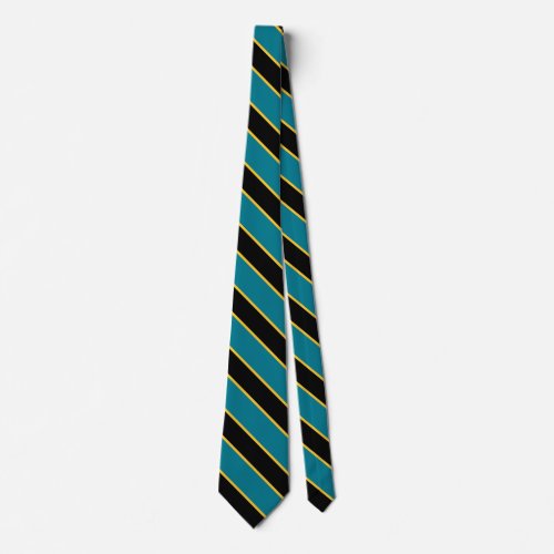 Bahamas Flag Elegant Patriotic Neck Tie