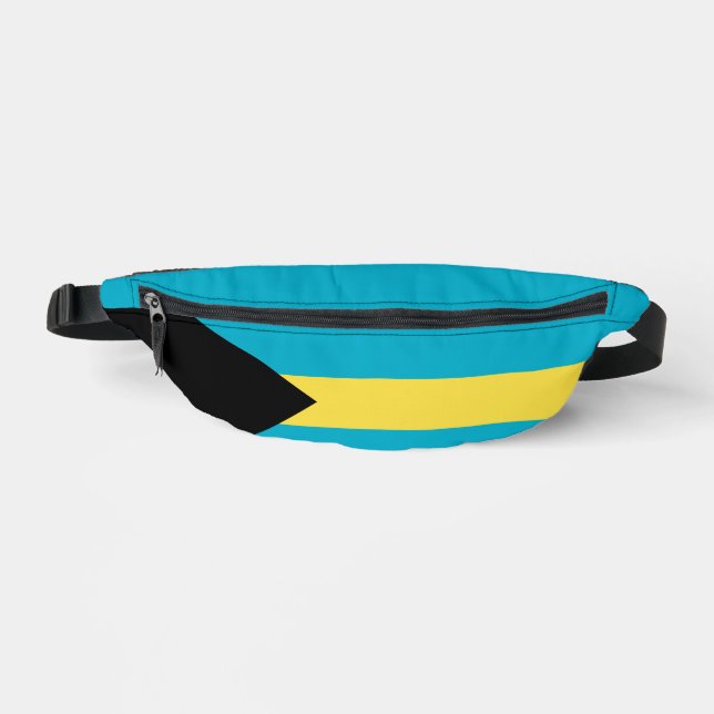 Bahamas flag fanny pack (Front)