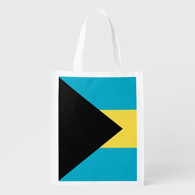 Bahamas flag grocery bag (Front)