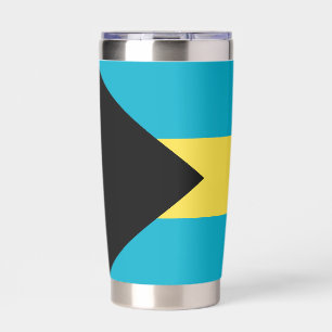 Bahamas flag insulated tumbler