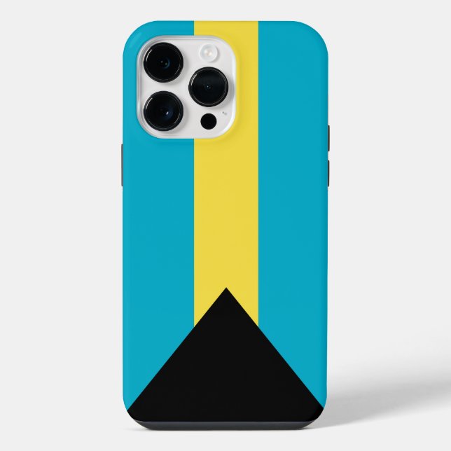Bahamas flag iphone case (Back)
