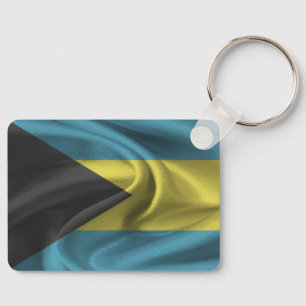 Bahamas Flag Keychain