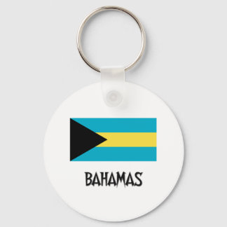 Bahamas Flag Keychain