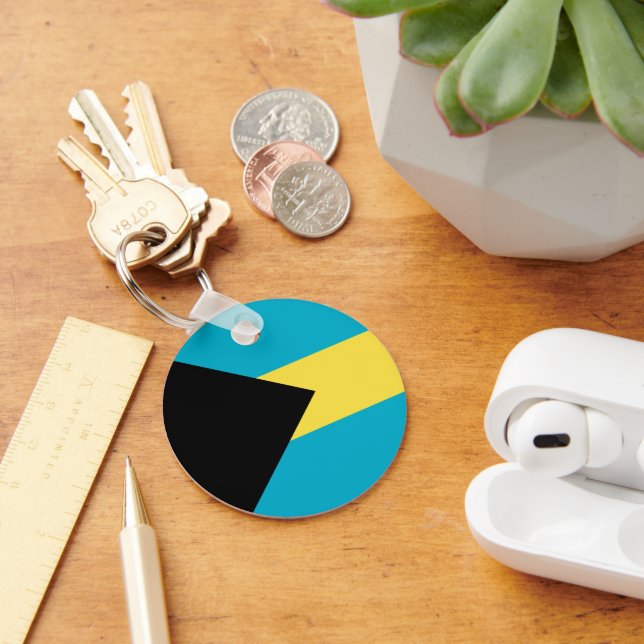 Bahamas flag keychain (Desk)