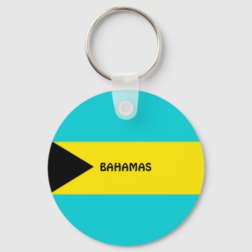Bahamas flag keychain
