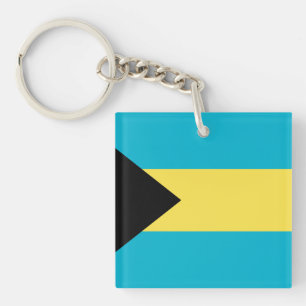 Bahamas Flag Keychain