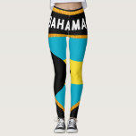 Bahamas Flag Leggings<br><div class="desc">Bahamas Flag</div>