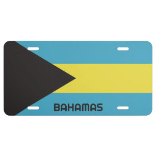 Bahamas Flag License Plate