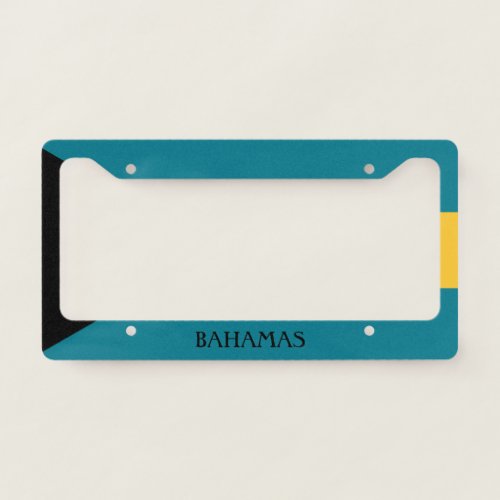 Bahamas Flag License Plate Frame