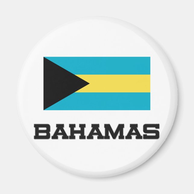 Bahamas Flag Magnet (Front)