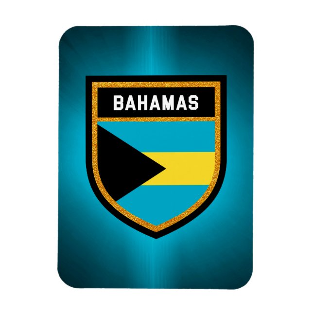 Bahamas Flag Magnet (Vertical)