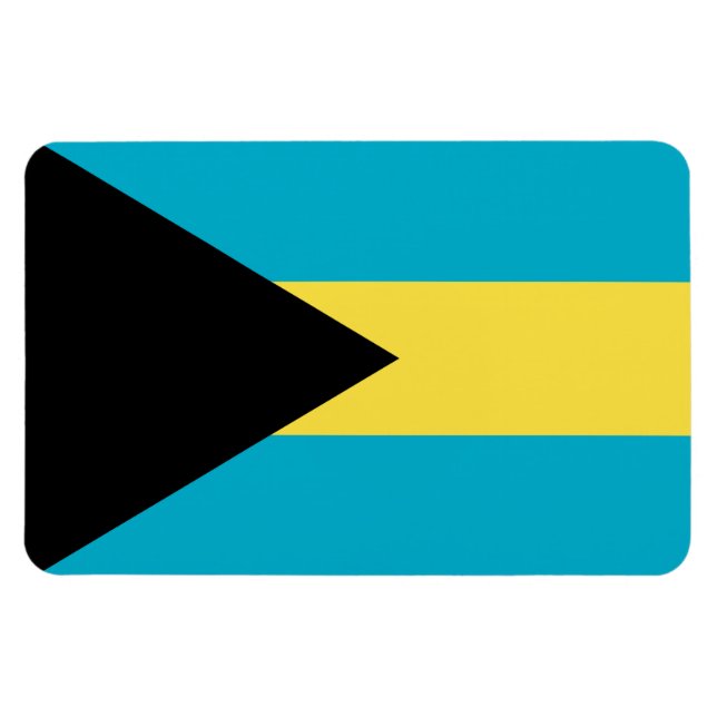 Bahamas Flag Magnet (Horizontal)