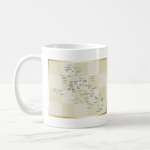 Bahamas Flag  Map Mug