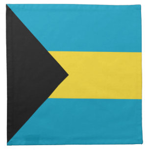 Bahamas Flag Napkin