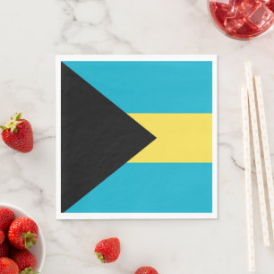 Bahamas flag napkins