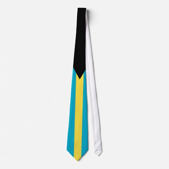Bahamas Flag Neck Tie (Front)