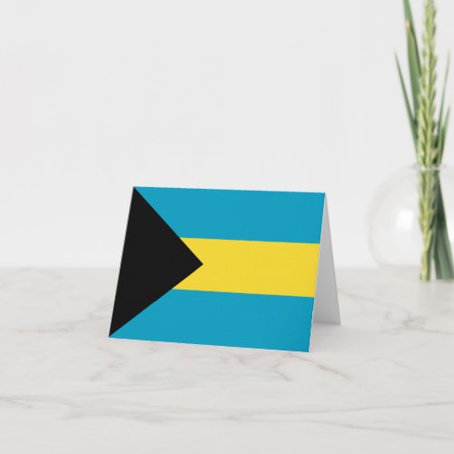 Bahamas Flag Notecard