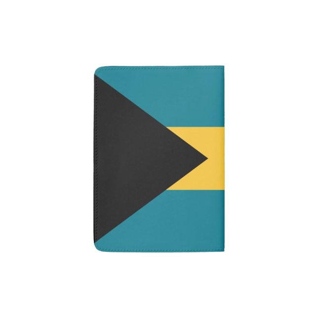 Bahamas flag Passport Holder (Back)