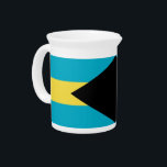 Bahamas Flag Pitcher<br><div class="desc">Add a splash of Bahamian pride to your gatherings with our exclusive pitcher featuring the flag of the Bahamas! Crafted with meticulous attention to detail, this pitcher is more than just a functional item; it’s a celebration of Bahamian heritage and cultural pride. The vibrant design prominently displays the iconic Bahamian...</div>