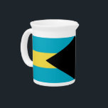 Bahamas Flag Pitcher<br><div class="desc">Add a splash of Bahamian pride to your gatherings with our exclusive pitcher featuring the flag of the Bahamas! Crafted with meticulous attention to detail, this pitcher is more than just a functional item; it’s a celebration of Bahamian heritage and cultural pride. The vibrant design prominently displays the iconic Bahamian...</div>