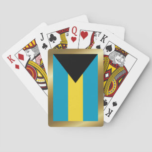 Bahamas Flag Playing Cards