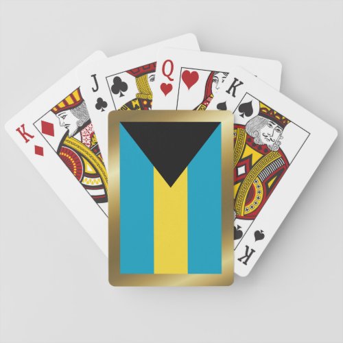 Bahamas Flag Playing Cards