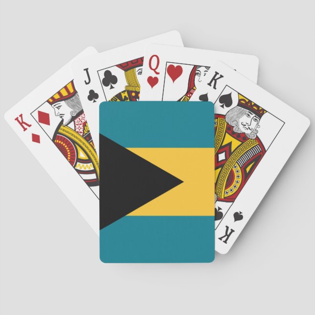 Bahamas Flag Poker Cards (Back)