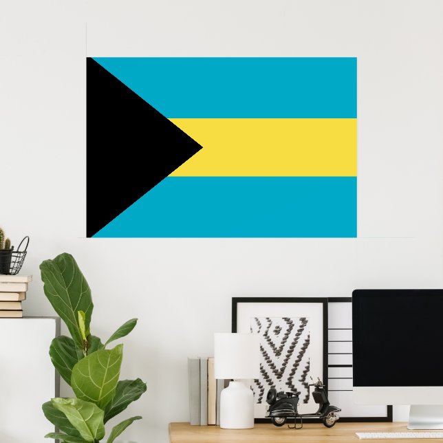 Bahamas flag poster (Home Office)