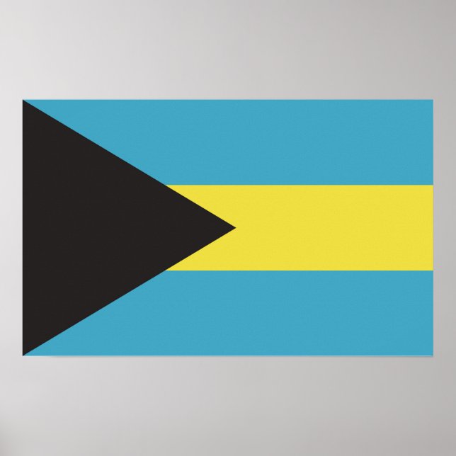 Bahamas Flag Poster (Front)