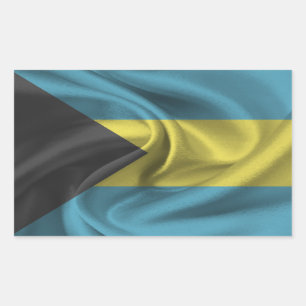  Bahamas Flag Rectangular Sticker