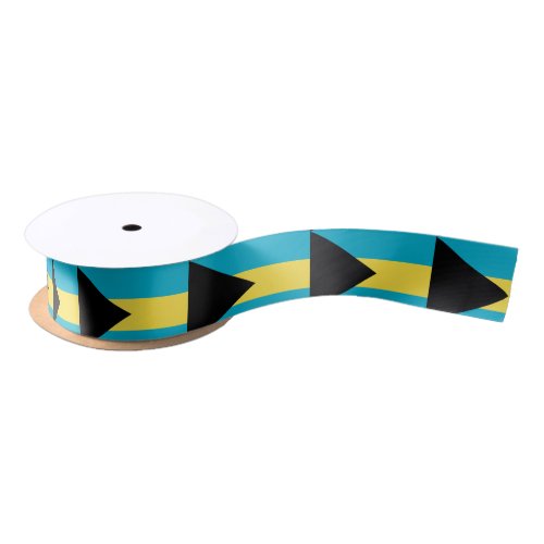 Bahamas Flag Satin Ribbon