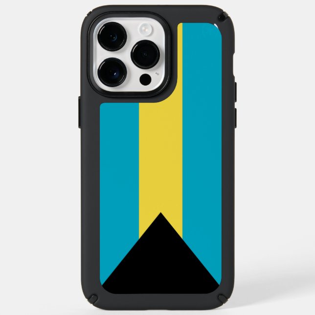 Bahamas flag speck iPhone case (Front)