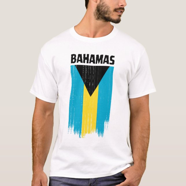 Bahamas Flag  T-Shirt (Front)