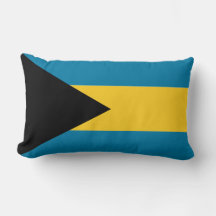 Bahamas Flag Throw Pillow