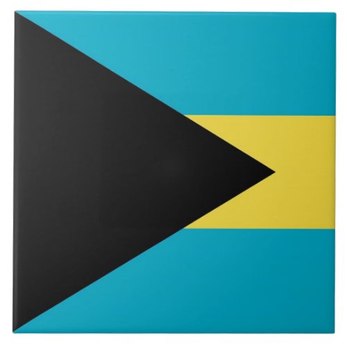 Bahamas Flag Tile