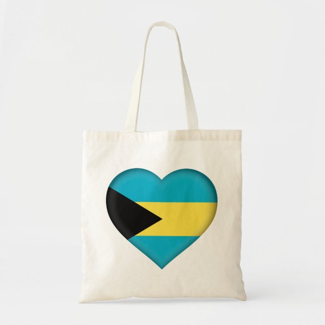 Bahamas Flag Tote Bag (Front)